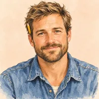 Illustriertes Porträt von Jonas Weber