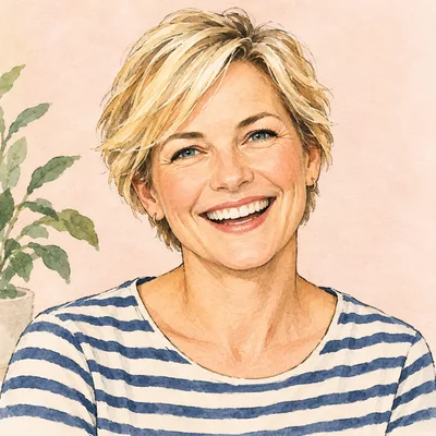 Illustriertes Porträt von Miriam Schulte