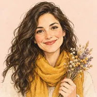 Illustriertes Porträt von Sophie Keller